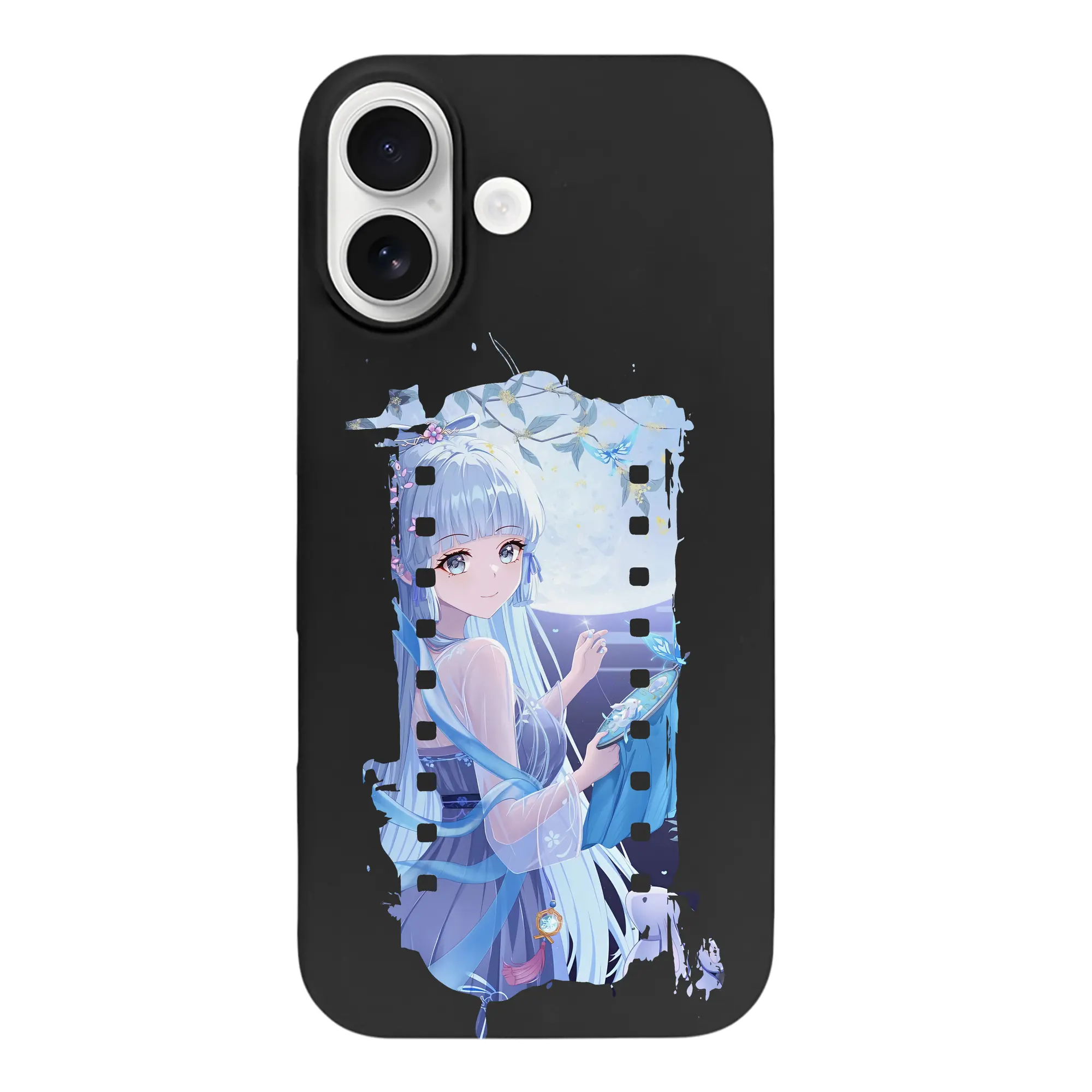 原 神 グッズ 神里綾華 - iPhone 17 シリーズ シリコンケース 薄型 耐衝撃 指紋防止 ソフトタッチカバー 精密フィット 傷防止 保護ケース iPhone 17/17 Air/17 Pro/17 Pro Max 対応